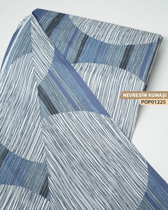 DESENLİ Poplin Nevresim Kumaşı En 240 cm-POP01225-225POP01225