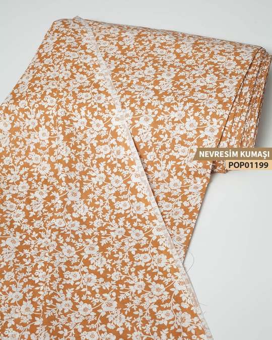 DESENLİ Poplin Nevresim Kumaşı En 240 cm-POP01199-199POP01199