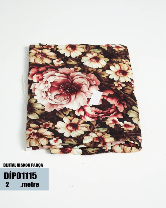 DİJİTAL Viskon Parça Kumaş DİP01115-115DİP01115