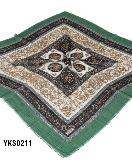 DOLCE COOL 100*100cm Flamlı Eşarp YKS0211-1512YKS0211