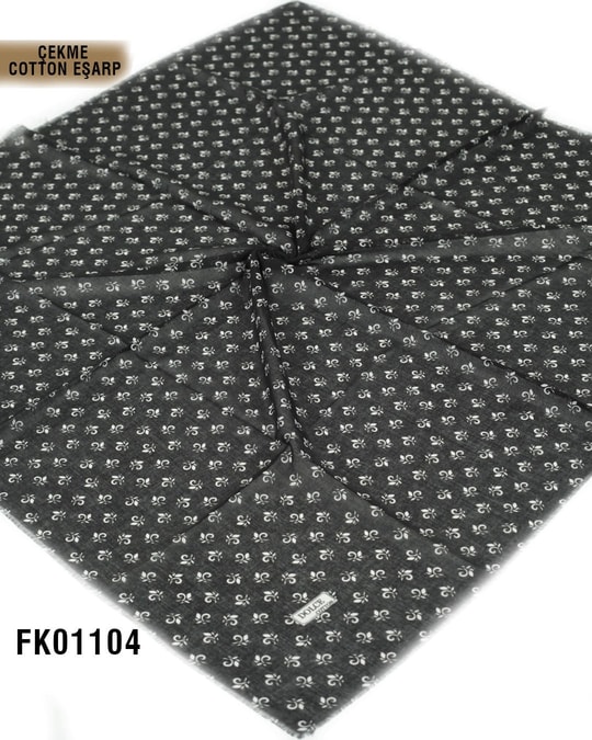 DOLCE İpek Çekme Pamuk Eşarp 100*100cm  FK01104-4127FK01104