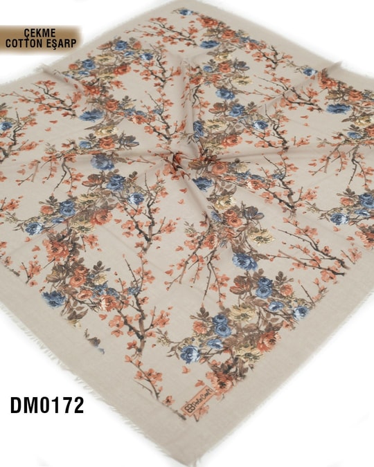 POLO CRAFT Çekme Pamuk Eşarp 100*100cm  DM0172-2119DM0172