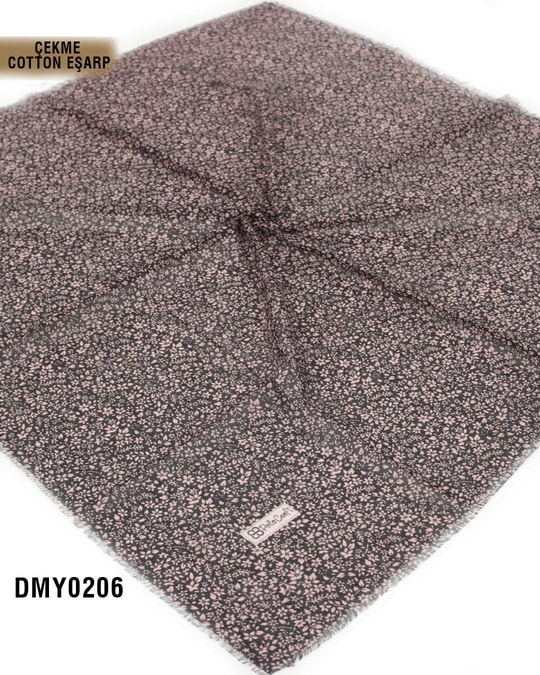 POLO CRAFT Çekme Pamuk Eşarp 100*100cm  DMY0206-3127DMY0206