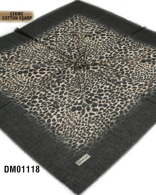 POLO CRAFT Çekme Pamuk Eşarp 100*100cm  DM01118-1910DM01118