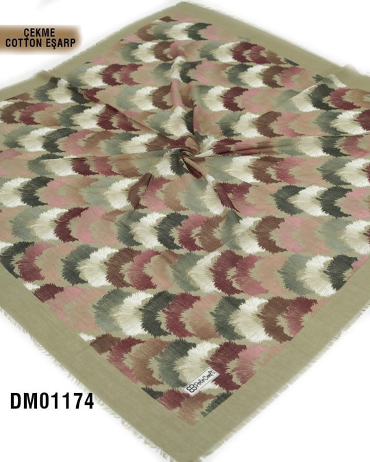 POLO CRAFT Çekme Pamuk Eşarp 100*100cm  DM01174-1830DM01174