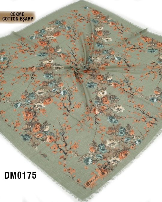 POLO CRAFT Çekme Pamuk Eşarp 100*100cm  DM0175-2122DM0175