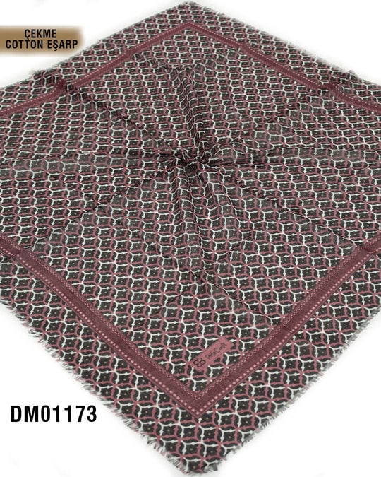 POLO CRAFT Çekme Pamuk Eşarp 100*100cm  DM01173-1829DM01173