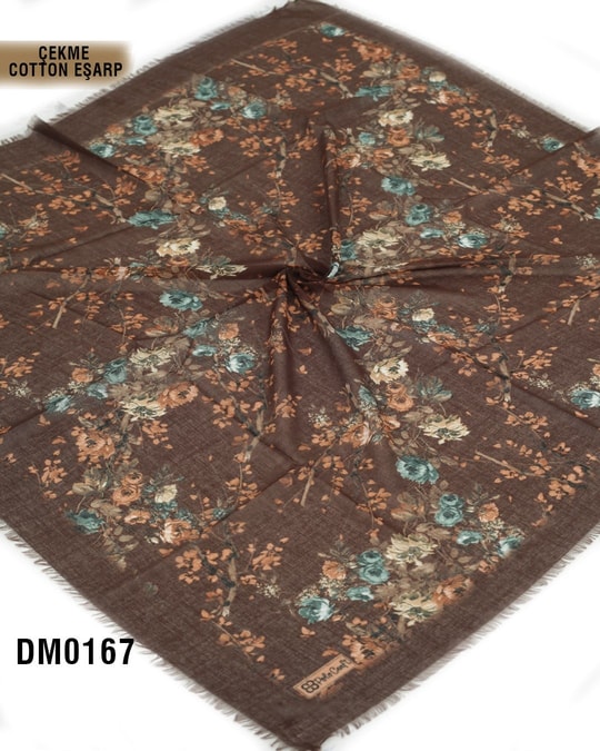 POLO CRAFT Çekme Pamuk Eşarp 100*100cm  DM0167-2223DM0167