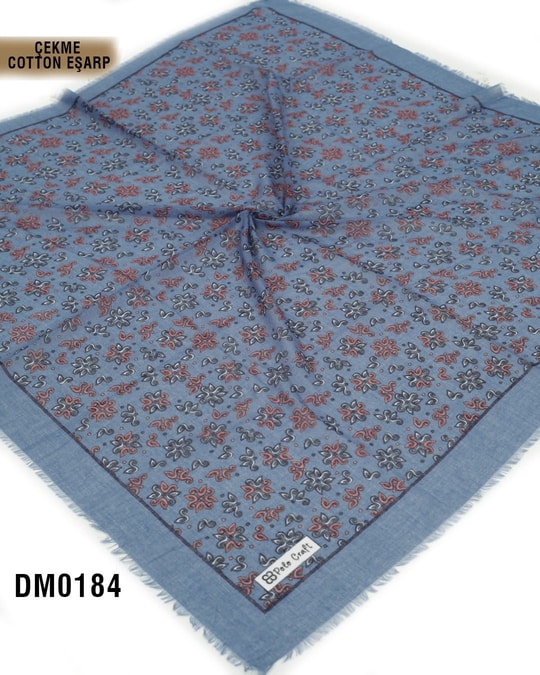 POLO CRAFT Çekme Pamuk Eşarp 100*100cm  DM0184-2131DM0184