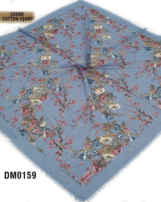 POLO CRAFT Çekme Pamuk Eşarp 100*100cm  DM0159-2203DM0159