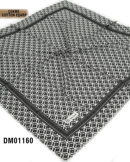 POLO CRAFT Çekme Pamuk Eşarp 100*100cm  DM01160-1816DM01160