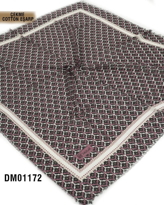 POLO CRAFT Çekme Pamuk Eşarp 100*100cm  DM01172-1828DM01172