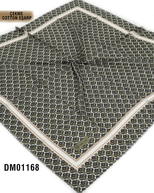 POLO CRAFT Çekme Pamuk Eşarp 100*100cm  DM01168-1824DM01168