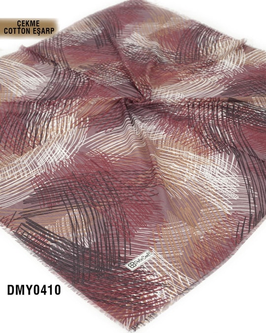 POLO CRAFT Çekme Pamuk Eşarp 100*100cm  DMY0410-2824DMY0410