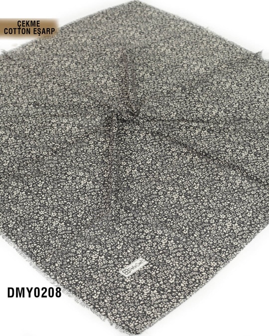 POLO CRAFT Çekme Pamuk Eşarp 100*100cm  DMY0208-3129DMY0208
