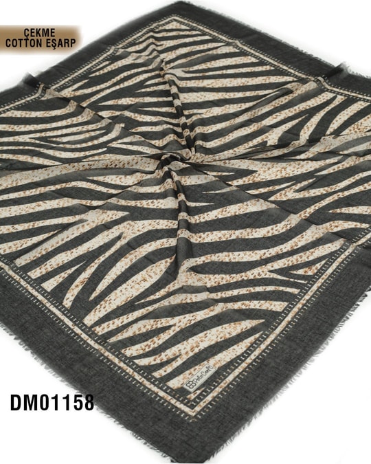 POLO CRAFT Çekme Pamuk Eşarp 100*100cm  DM01158-1814DM01158