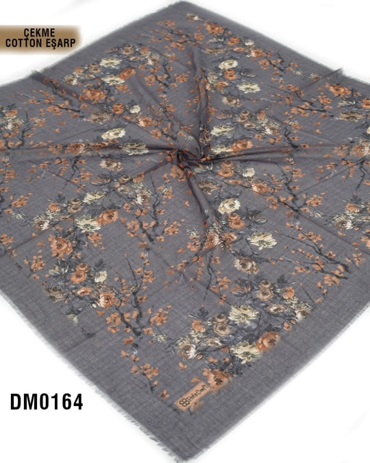 POLO CRAFT Çekme Pamuk Eşarp 100*100cm  DM0164-2217DM0164