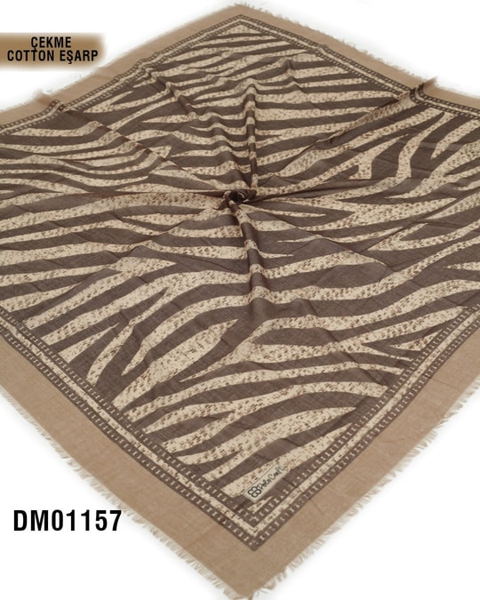 POLO CRAFT Çekme Pamuk Eşarp 100*100cm  DM01157-1813DM01157
