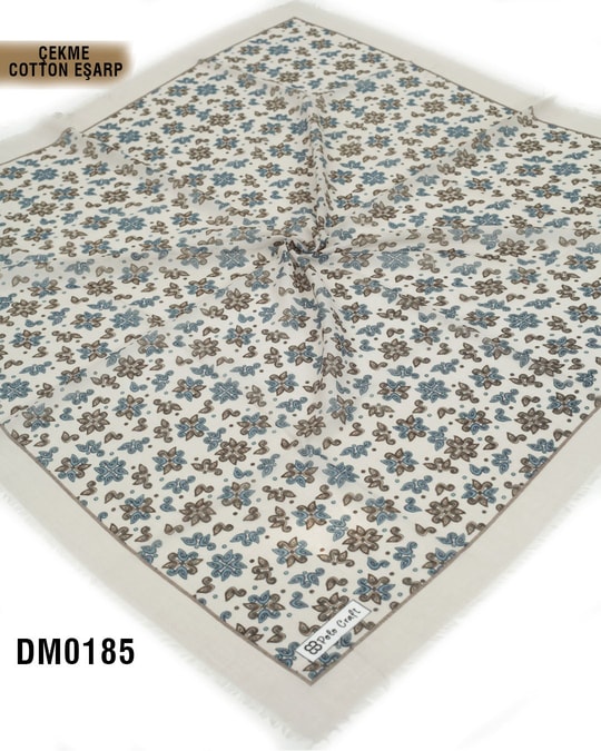 POLO CRAFT Çekme Pamuk Eşarp 100*100cm  DM0185-2132DM0185