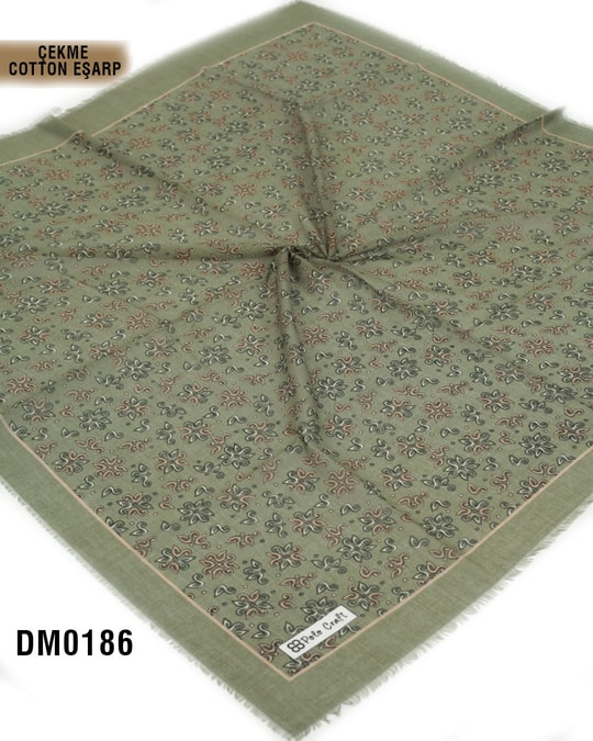 POLO CRAFT Çekme Pamuk Eşarp 100*100cm  DM0186-2133DM0186