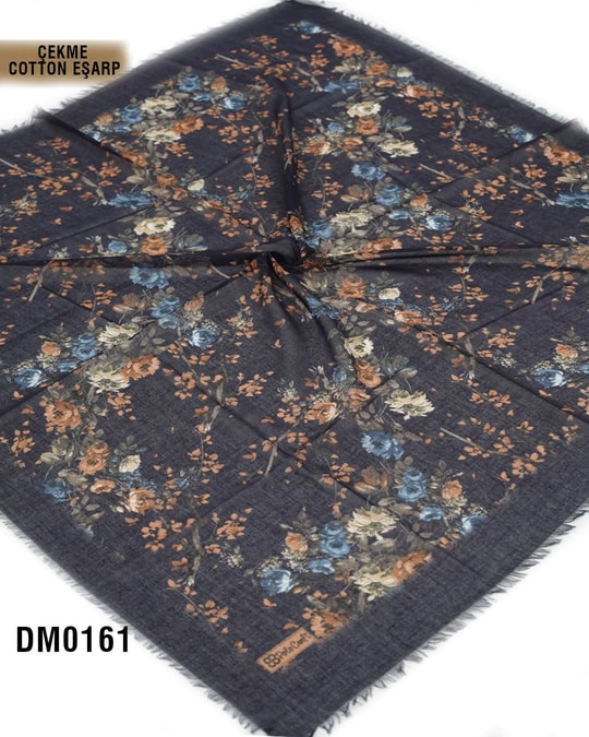 POLO CRAFT Çekme Pamuk Eşarp 100*100cm  DM0161-2206DM0161
