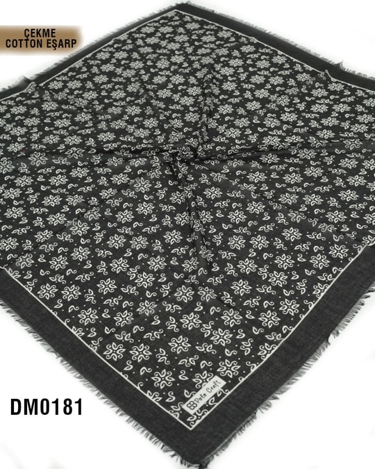 POLO CRAFT Çekme Pamuk Eşarp 100*100cm  DM0181-2128DM0181