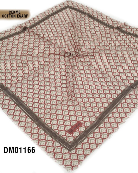 POLO CRAFT Çekme Pamuk Eşarp 100*100cm  DM01166-1822DM01166