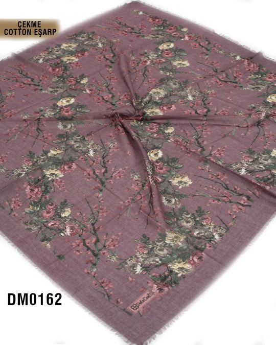 POLO CRAFT Çekme Pamuk Eşarp 100*100cm  DM0162-2209DM0162