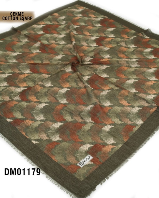 POLO CRAFT Çekme Pamuk Eşarp 100*100cm  DM01179-1835DM01179