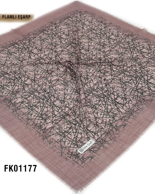 POLO CRAFT FLAMLI Pamuk Eşarp 100*100cm  FK01177-1433FK01177
