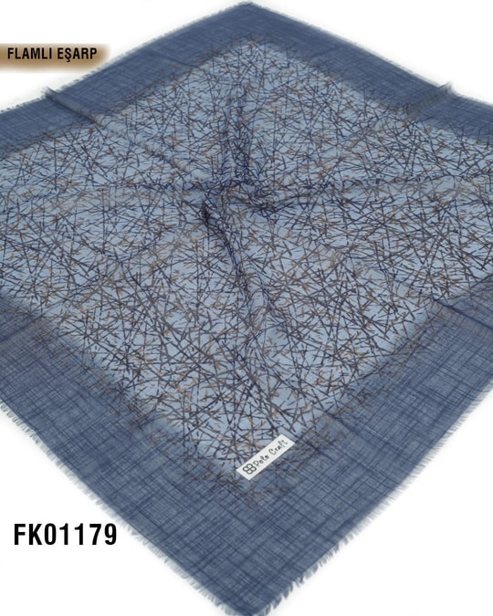 POLO CRAFT FLAMLI Pamuk Eşarp 100*100cm  FK01179-1436FK01179