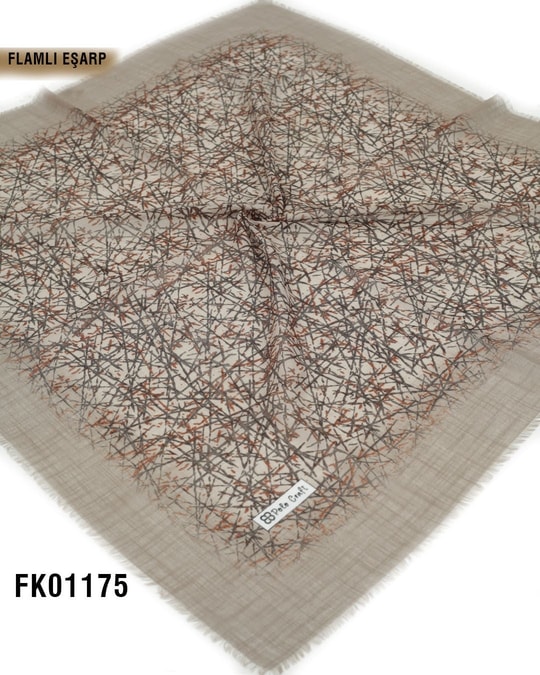 POLO CRAFT FLAMLI Pamuk Eşarp 100*100cm  FK01175-1431FK01175