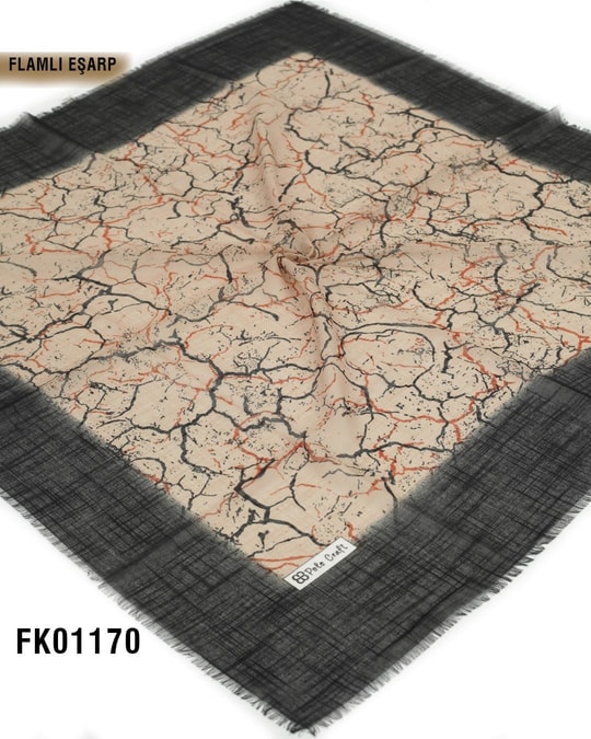 POLO CRAFT FLAMLI Pamuk Eşarp 100*100cm  FK01170-1426FK01170