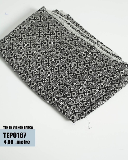 TEK En Pamuk Viskon Parça Kumaş TEP0167-67TEP0167