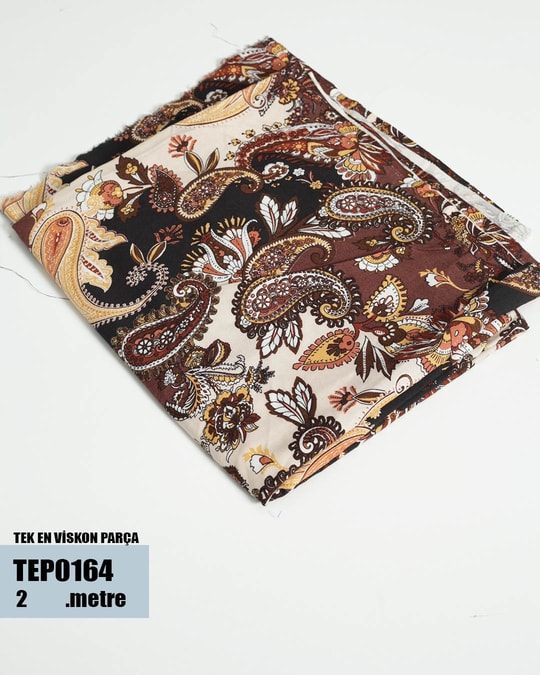 TEK En Pamuk Viskon Parça Kumaş TEP0164-64TEP0164