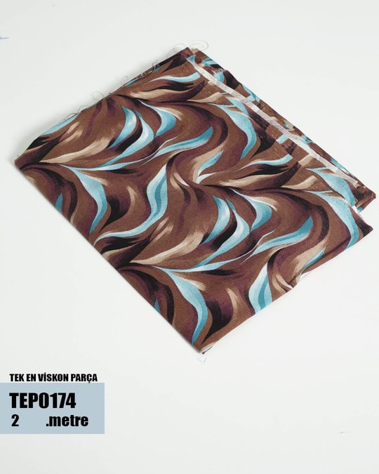 TEK En Pamuk Viskon Parça Kumaş TEP0174-74TEP0174