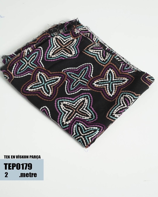 TEK En Pamuk Viskon Parça Kumaş TEP0179-79TEP0179