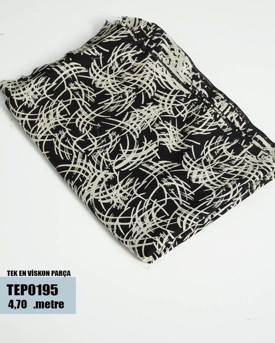TEK En Pamuk Viskon Parça Kumaş TEP0195-95TEP0195