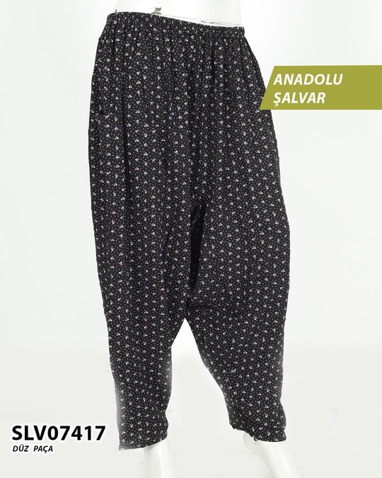 Viskon Düz Paça Anadolu Şalvar (cepli) SLV07417-1225SLV07417