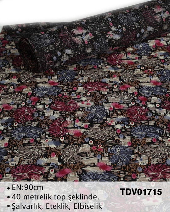 Yeni Sezon Dar En Pamuk Viskon Top Kumaş TDV01715TDV01715