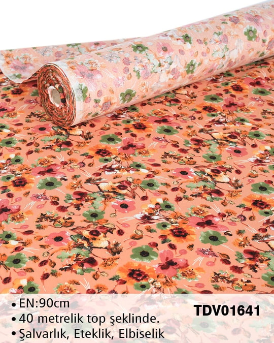 Yeni Sezon Dar En Pamuk Viskon Top Kumaş TDV01641TDV01641