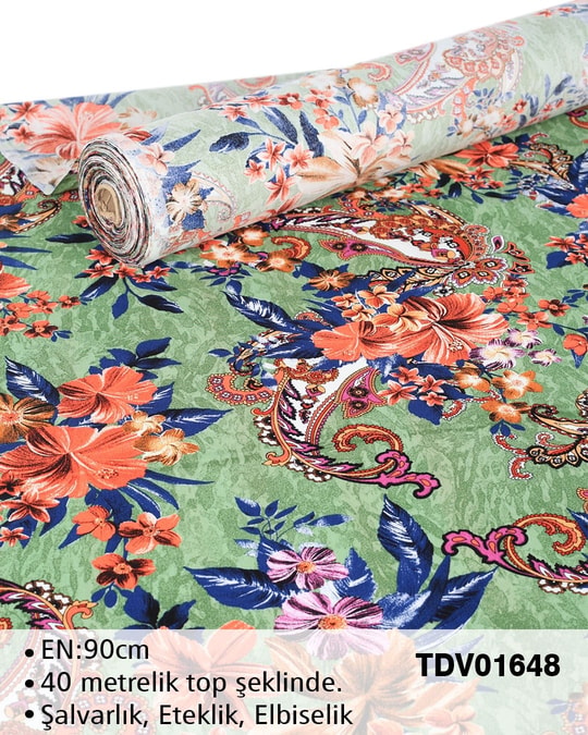 Yeni Sezon Dar En Pamuk Viskon Top Kumaş TDV01648TDV01648