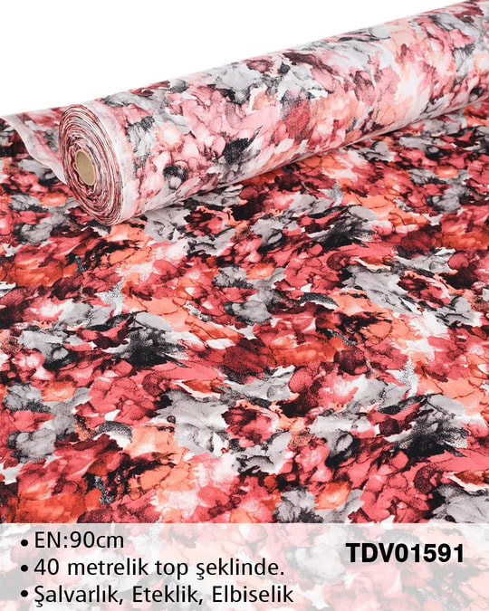 Yeni Sezon Dar En Pamuk Viskon Top Kumaş TDV01591TDV01591