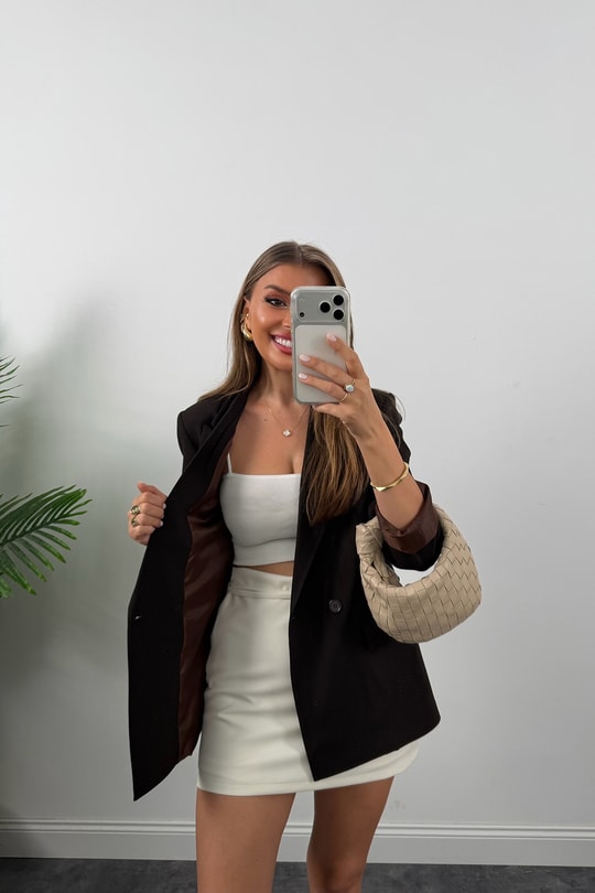Massi %100 Pamuklu Yazlık Blazer Ceket Lacivert