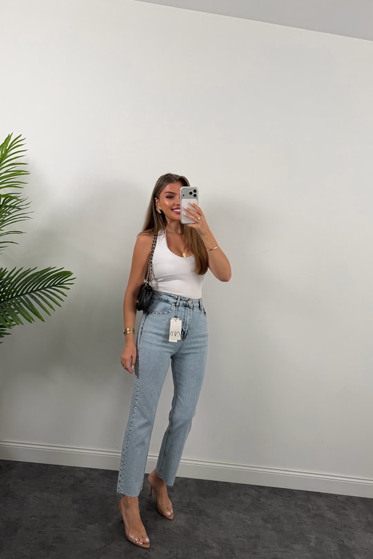 Yanı Zımbalı Premium Bf Jean 1006 Mavi