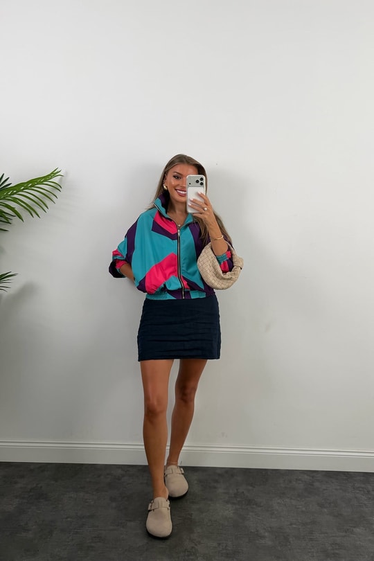 80 Ler Retro Bomber Ceket