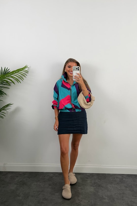 80 Ler Retro Bomber Ceket