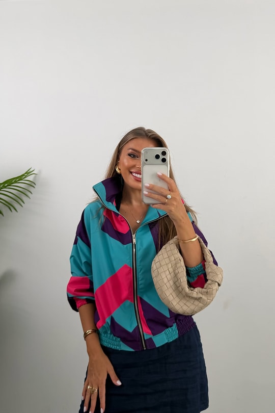 80 Ler Retro Bomber Ceket