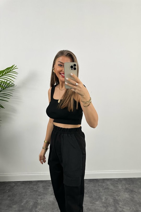 Bebe Marka Cep Detaylı Tasarım Jogger Pantolon