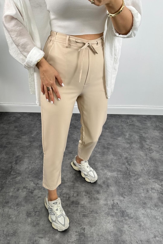 Beli Lastikli Mango Model Atlas Jogger Taş